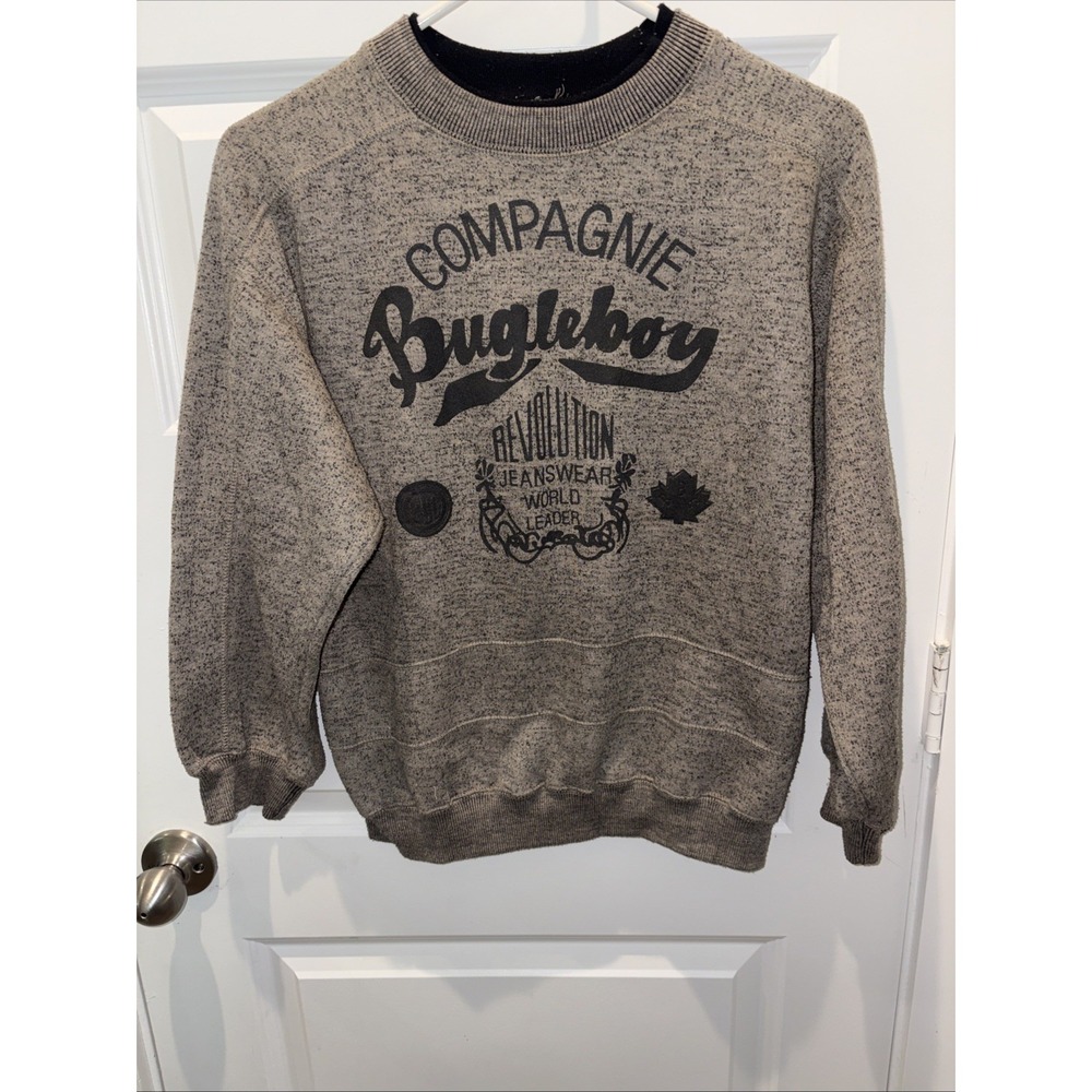 Vintage Boys 90s Bugle Boy  Sweatshirt Shirt Large